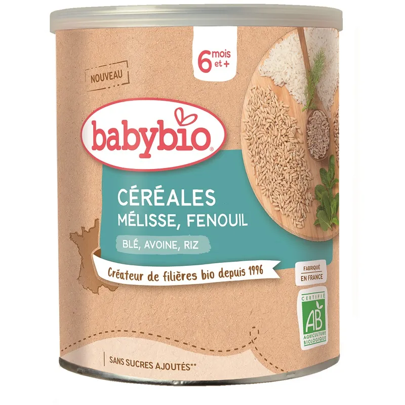 Cereale cu lamaie si fenicul Bio, 220g, BabyBio