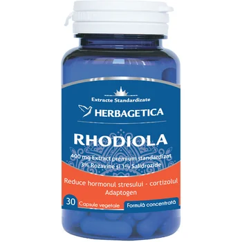 Rhodiola Zen Forte, 30 capsule, Herbagetica