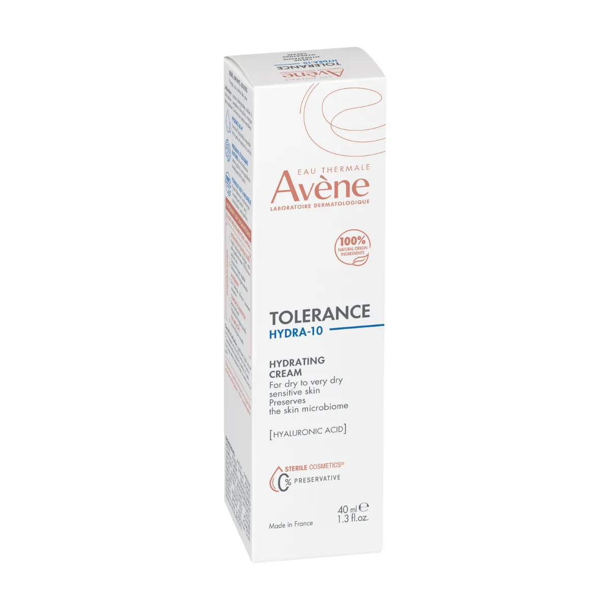Crema hidratanta pentru pielea uscata Tolerance Hydra 10, 40ml, Avene 
