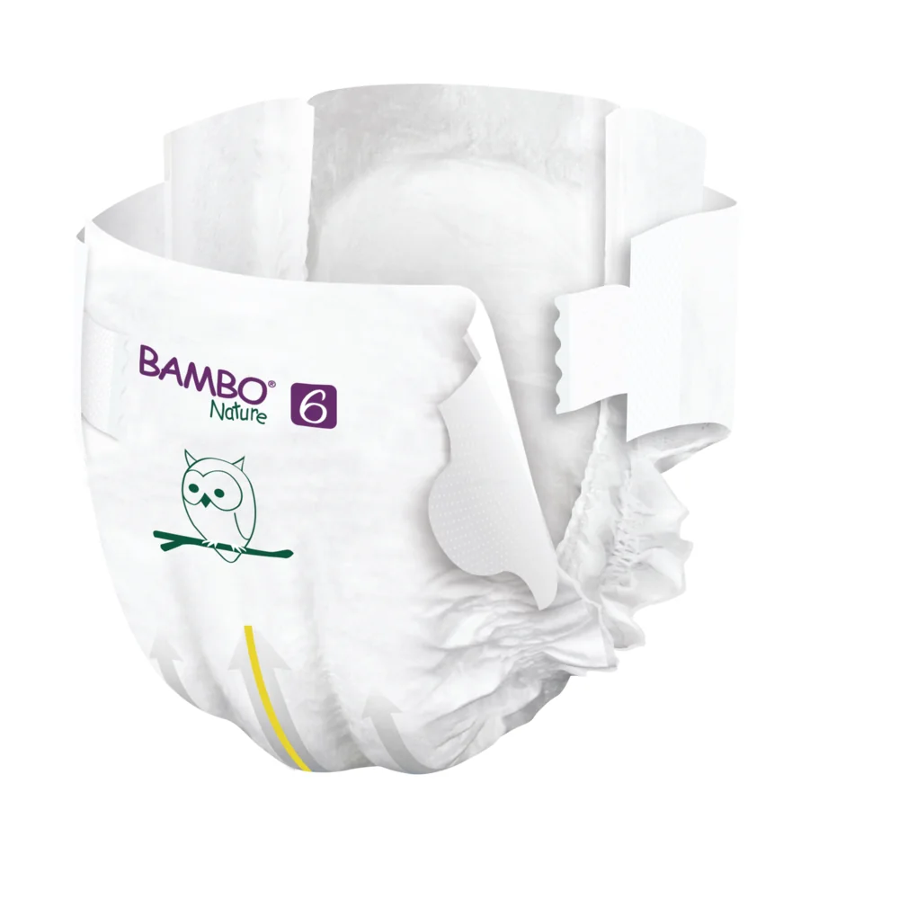 Scutece Eco Paper Bag Marimea Nr. 6 pentru 16kg+, 120 bucati, Bambo Nature