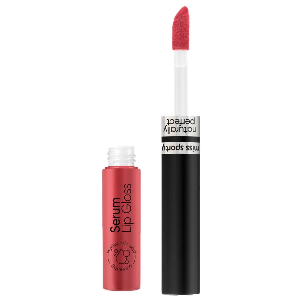 Gloss pentru buze Serum Naturally Perfect Nude Pink 20, 2.3 ml, Miss Sporty