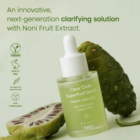Serum pentru fata Clear Code Superfruit, 30ml, Purito