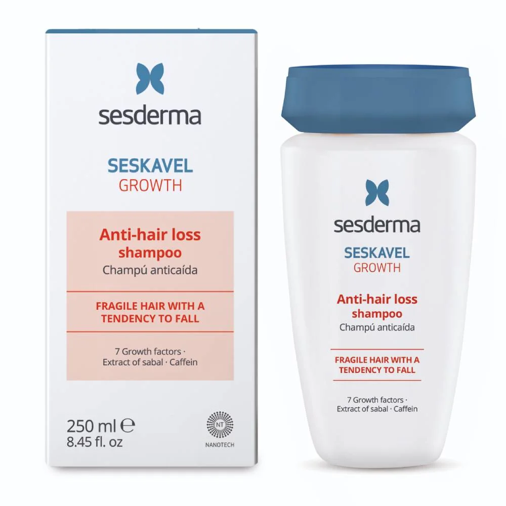Sampon impotriva caderii parului Seskavel Growth, 250ml, Sesderma