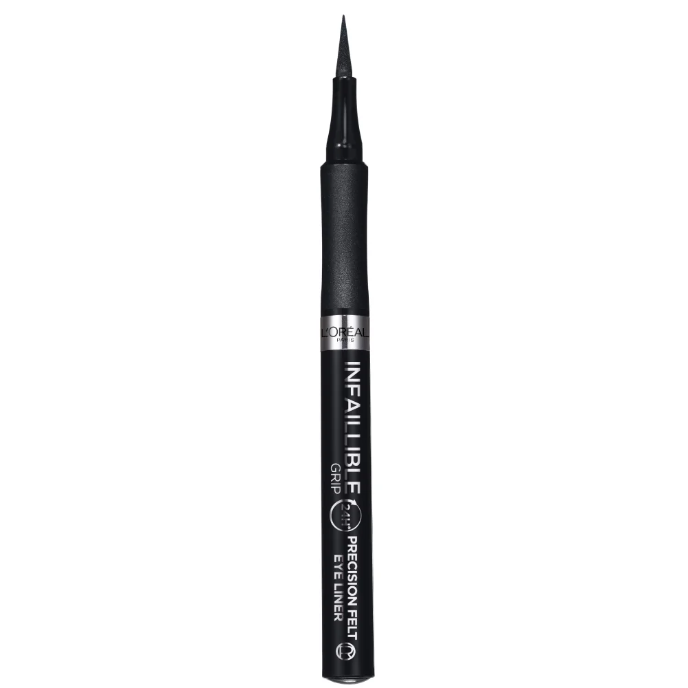 Tus lichid tip carioca Infaillible 30H Grip Precision Felt 01 Black, 4ml, L'Oreal Paris
