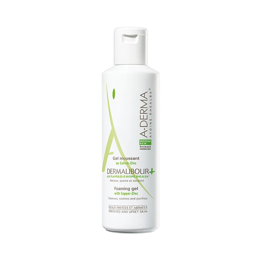 Gel spumant pentru piele iritata Dermalibour+, 250ml, A-Derma