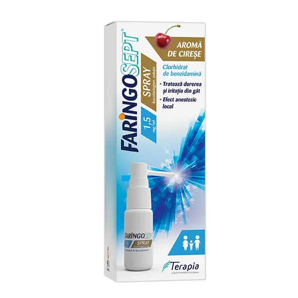 Faringosept spray 1.5mg/ml, 30ml, Terapia 
