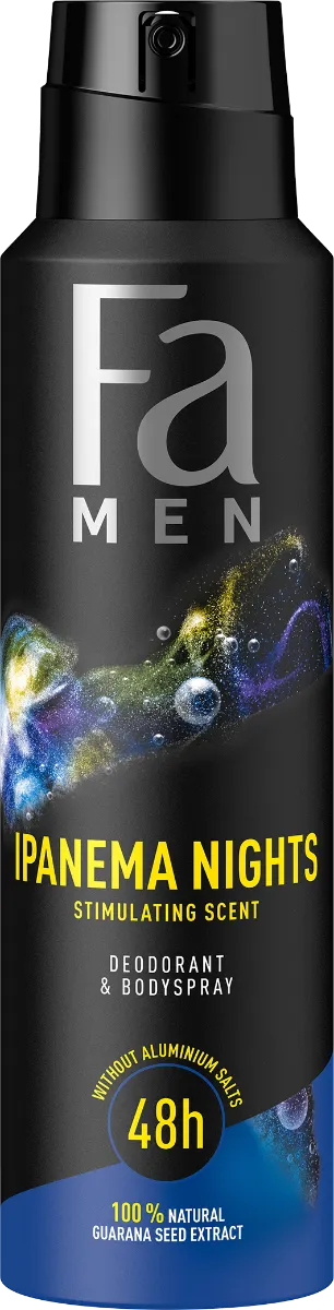 Deodorant spray Ipanema Nights Men, 150ml, Fa