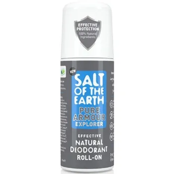 Deodorant pentru barbati Salt Of The Earth Pure Armour Explorer, 75ml, Crystal Spring 