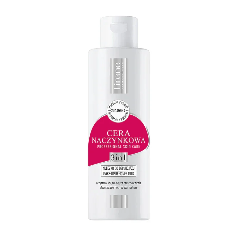 Lapte demachiant pentru piele cuperozica Redness Control, 200ml, Lirene