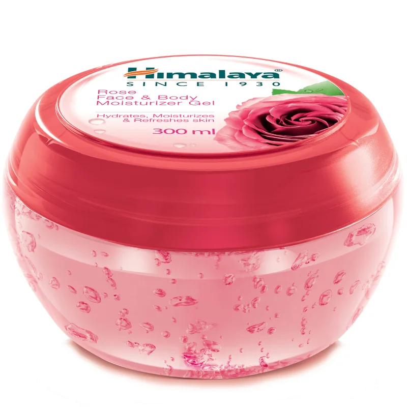 Gel hidratant pentru fata si corp Rose, 300ml, Himalaya