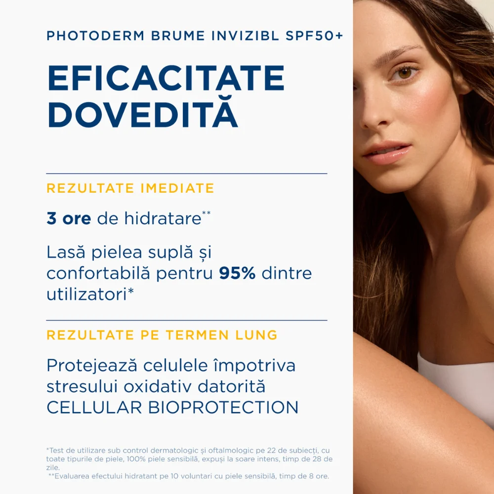 Spray invizibil cu SPF50+ Photoderm Brume, 150ml, Bioderma
