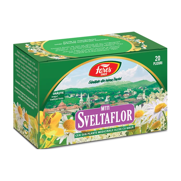 Ceai Sveltaflor, 20 plicuri, Fares