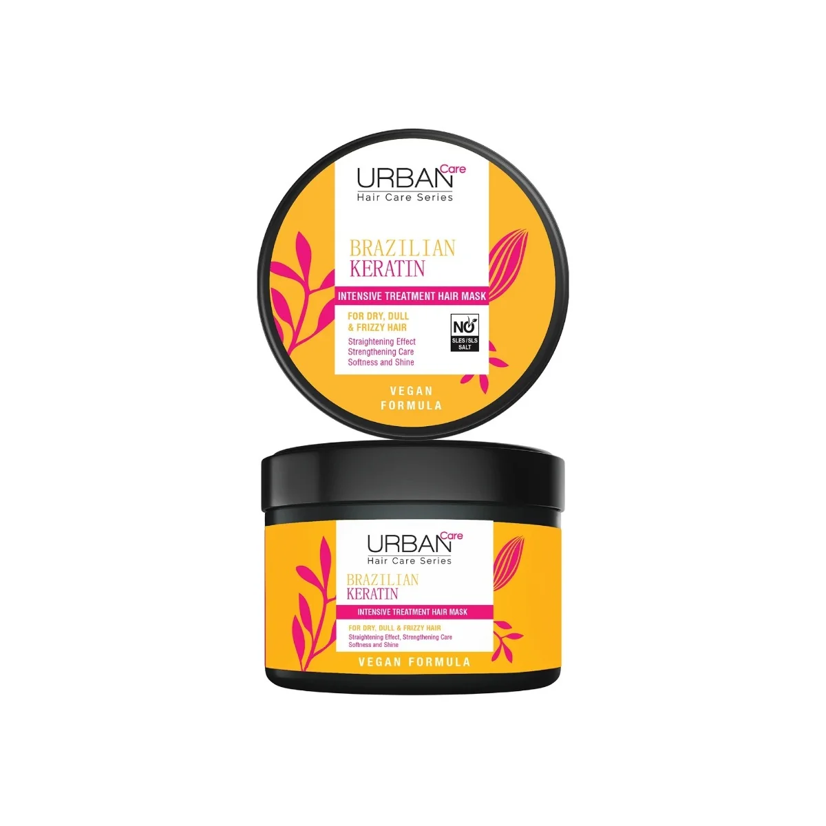 Masca de par intensiva Brazilian Keratin, 230ml, Urban Care