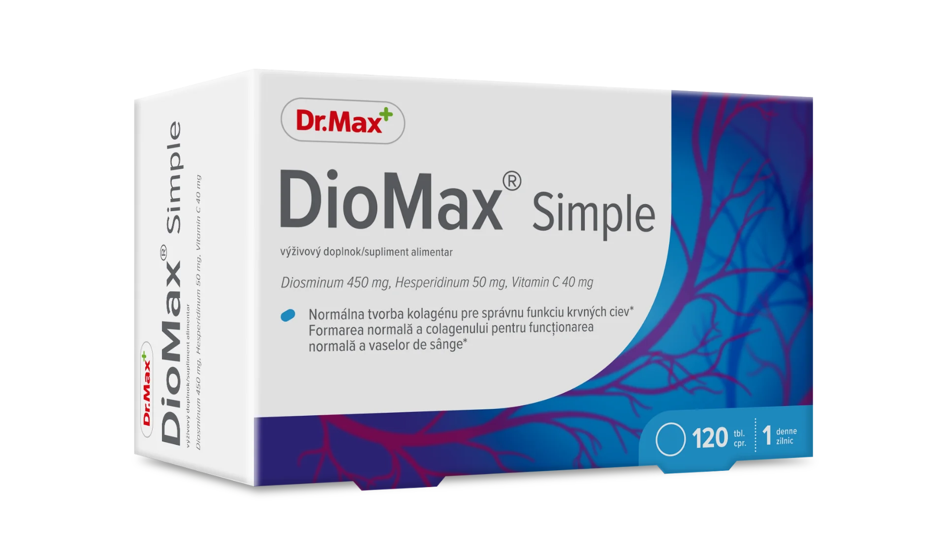 Dr. Max Diomax Simple, 120 comprimate filmate