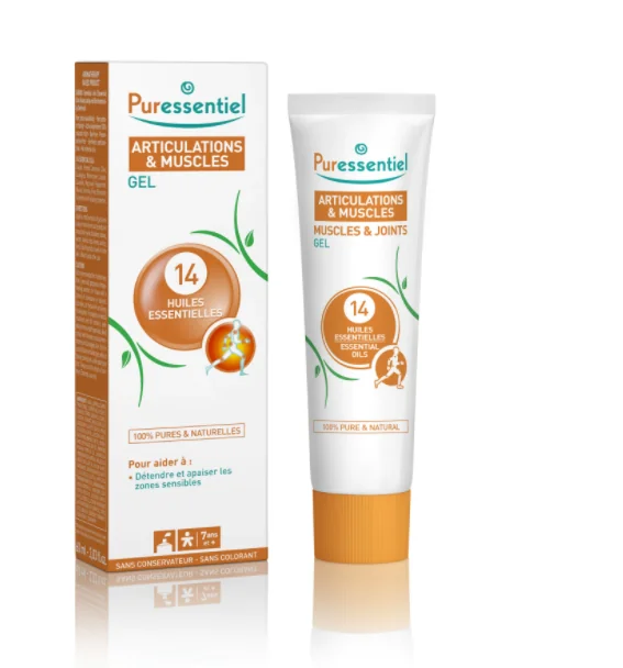 Muscle and Joints - Gel Bio antireumatic cu 14 uleiuri esentiale, 60ml, Puressentiel