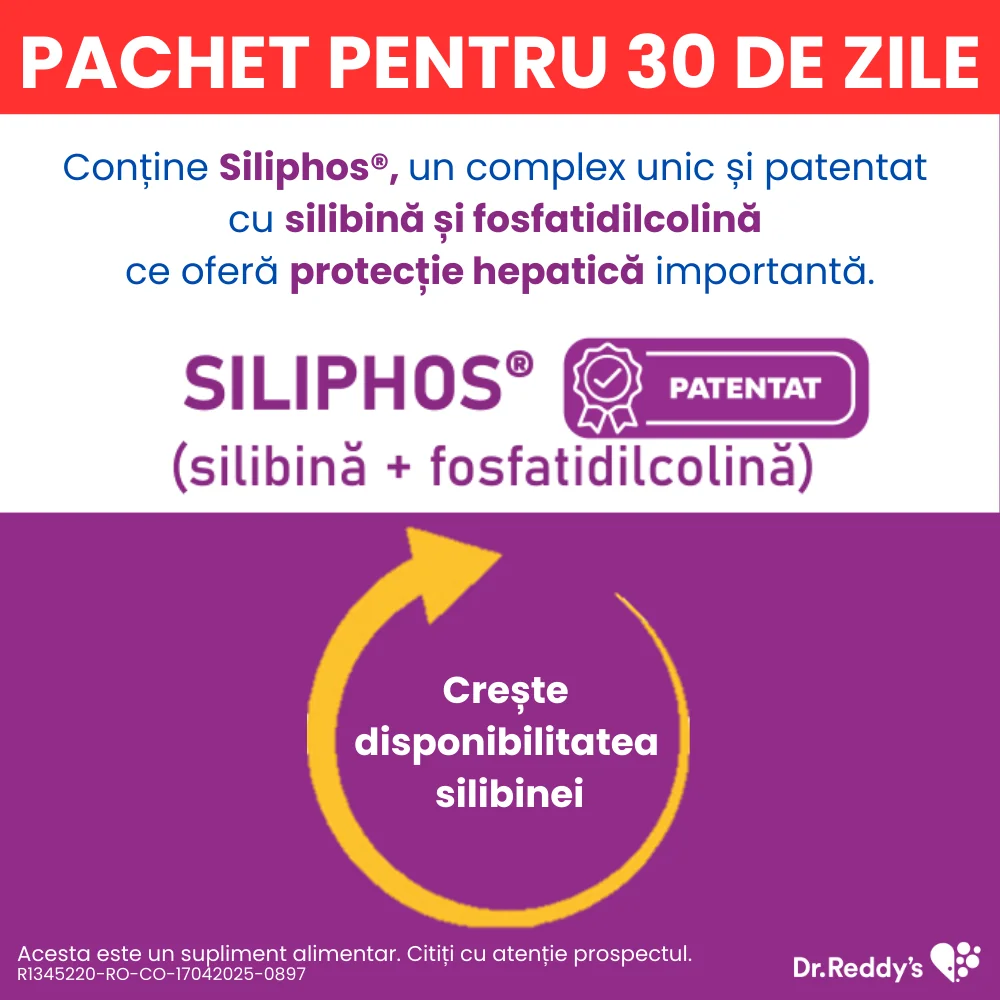 Pachet SilQ Forte Duopack, 2 x 15 capsule, Dr. Reddy's