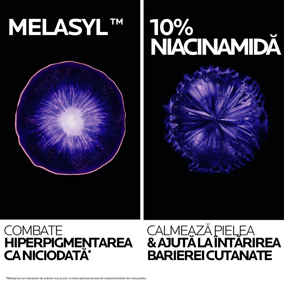 Ser concentrat intensiv pentru corectare pete pigmentare cu efect anti-recurenta pentru orice tip de ten Mela B3, 50ml, La Roche-Posay