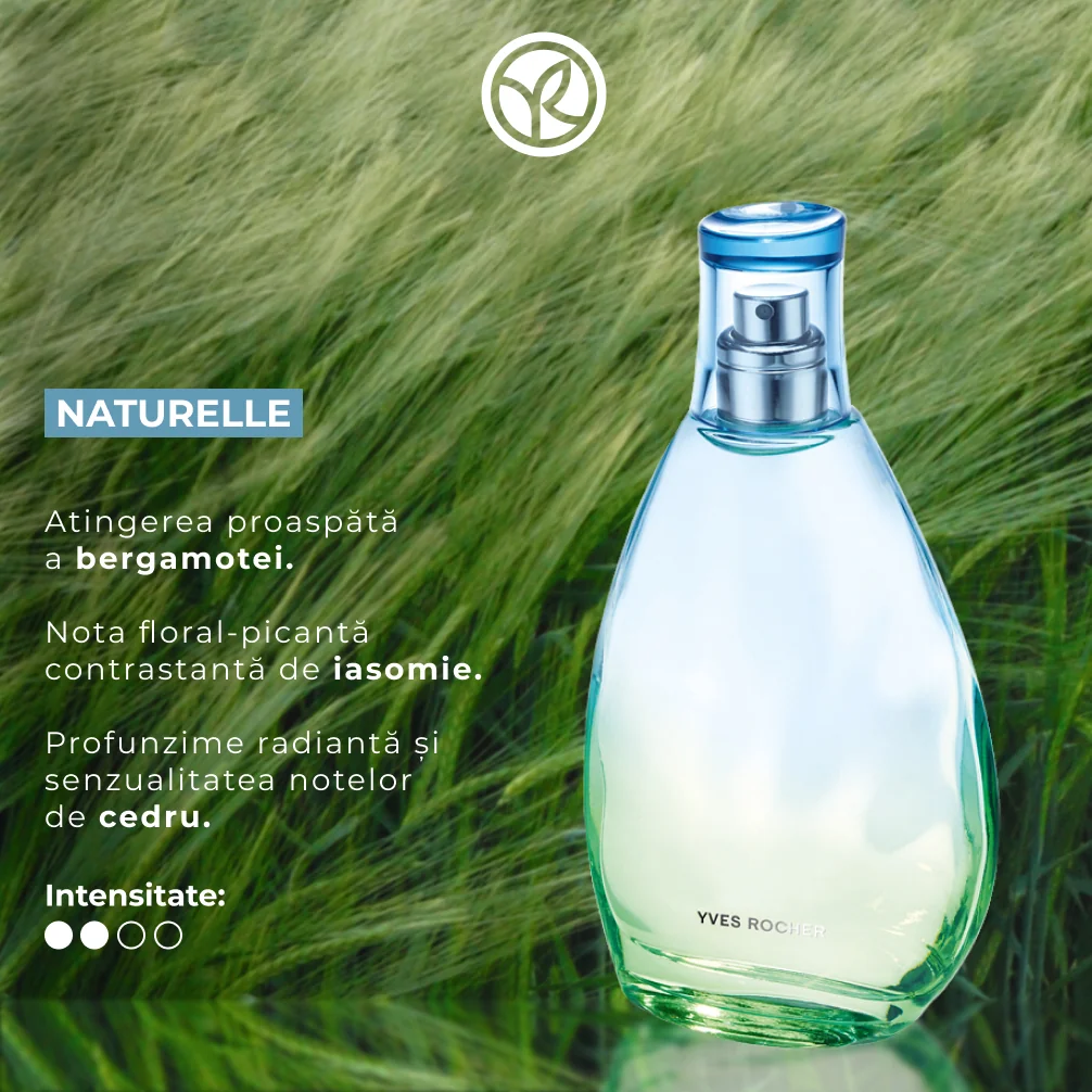 Apa de toaleta Naturelle, 75ml, Yves Rocher