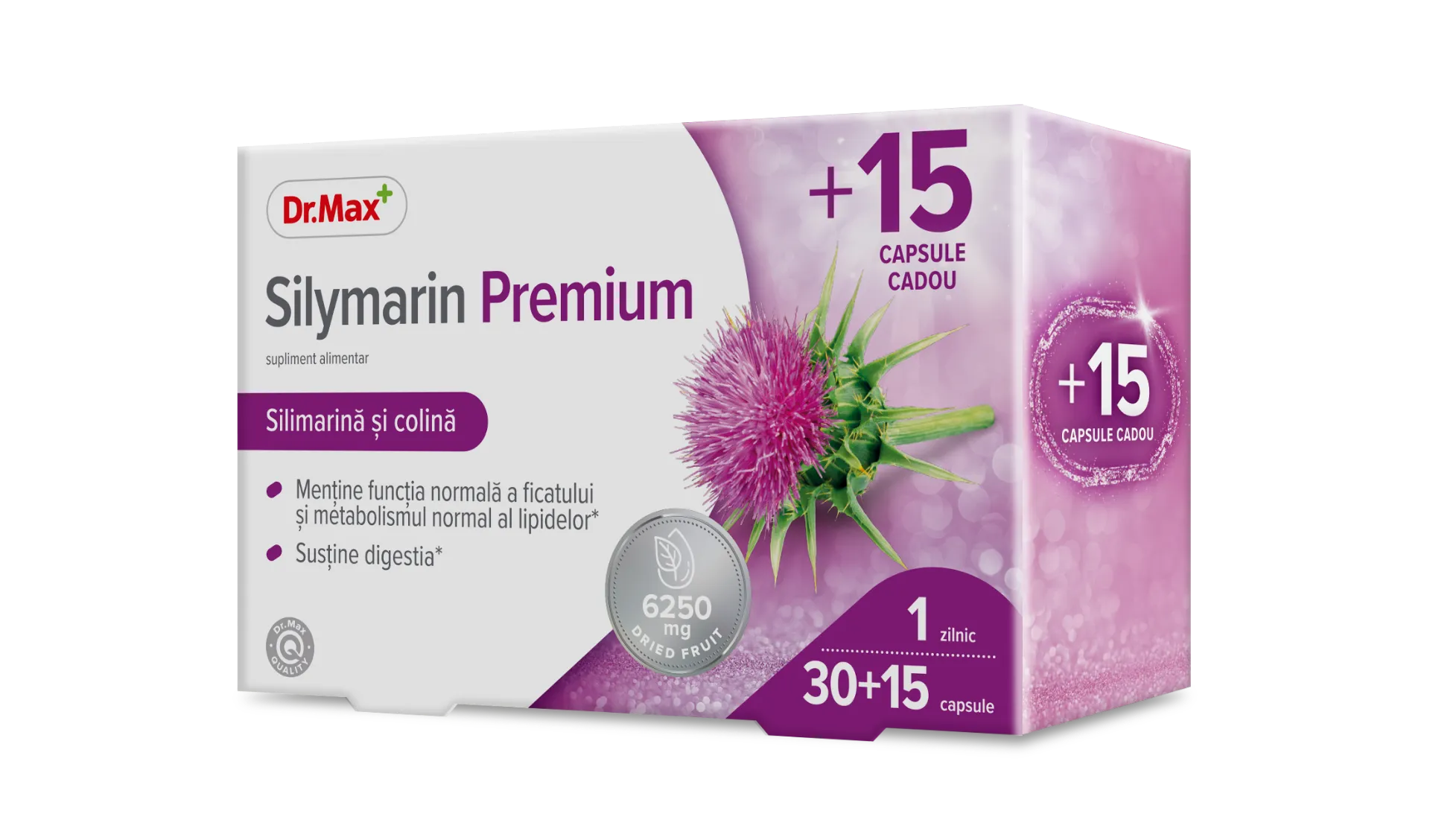 Dr.Max Silimarina Premium, 30+15 capsule