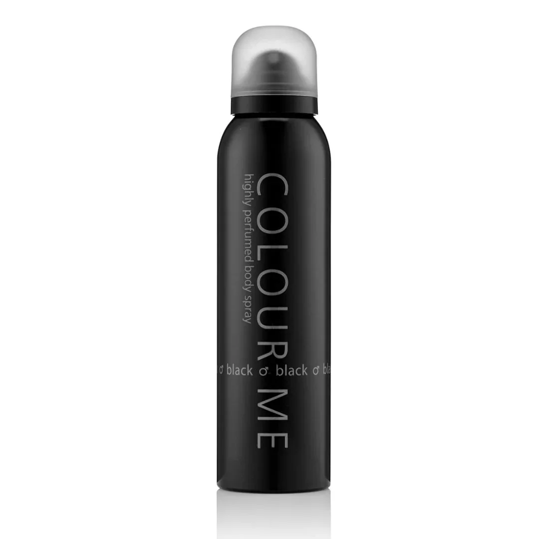 Set Apa de aprfum pentru barbati Black 100ml + Spray de corp Colour Me 150ml, Milton-Lloyd Fragrances