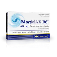 Vitamine si minerale B6 B1 Magmax, 50 tablete, Olimp Labs