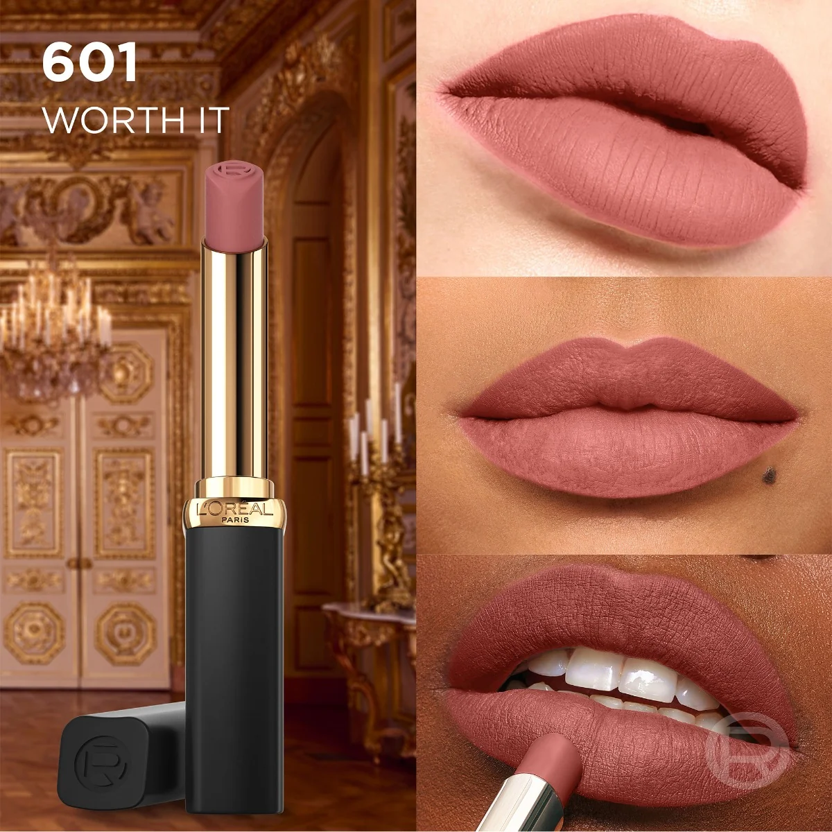 Ruj mat Color Riche Nudes of Worth 601 Worth It, 4.8g, L'Oreal Paris