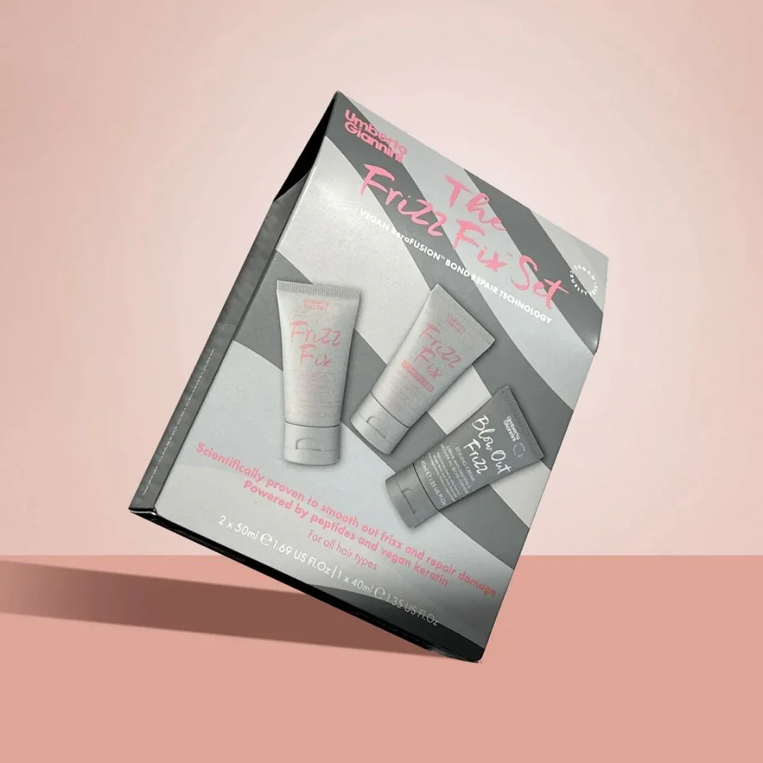 Set travel size pentru par cu efect anti-static The Frizz Fix, 1 bucata, Umberto Giannini