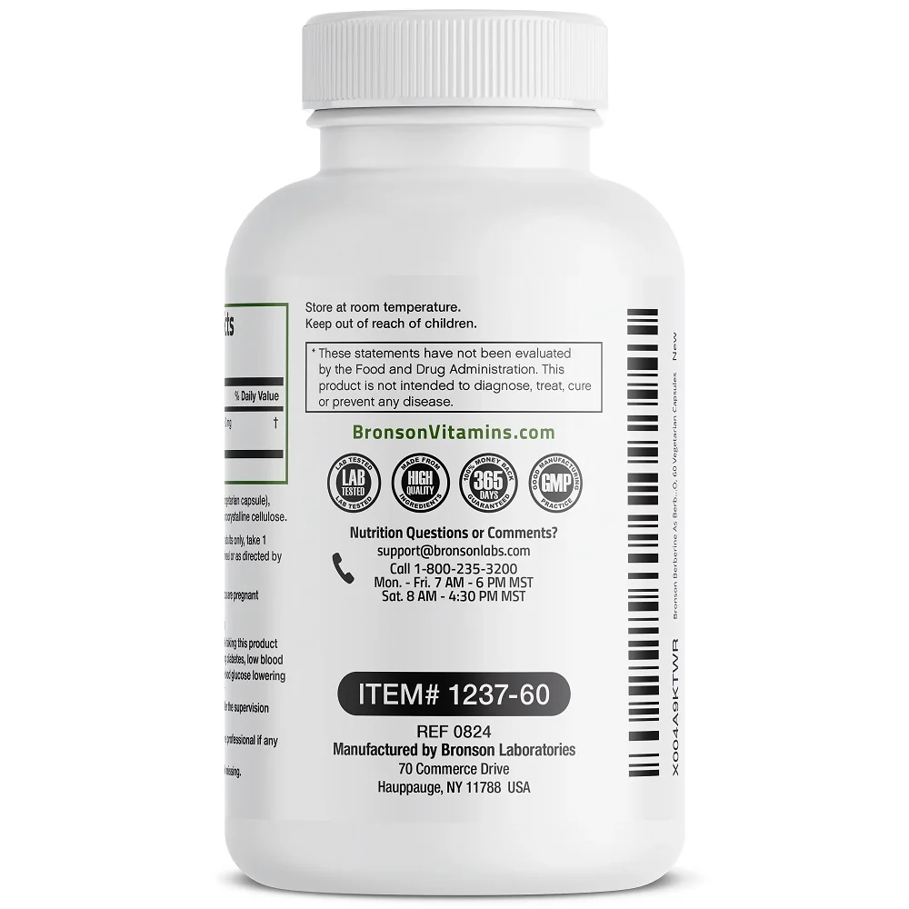 Barberina 500mg, 60 capsule, Bronson Laboratories