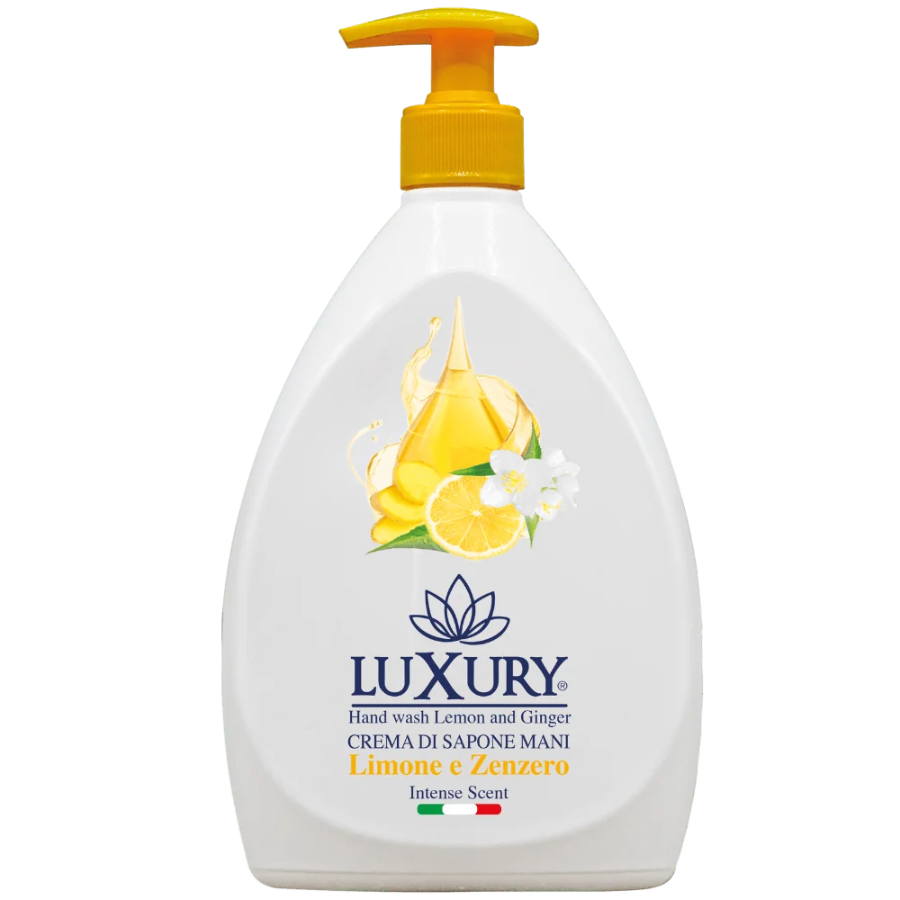 Sapun lichid cu pompita, lamaie si ghimbir, 750ml, Luxury