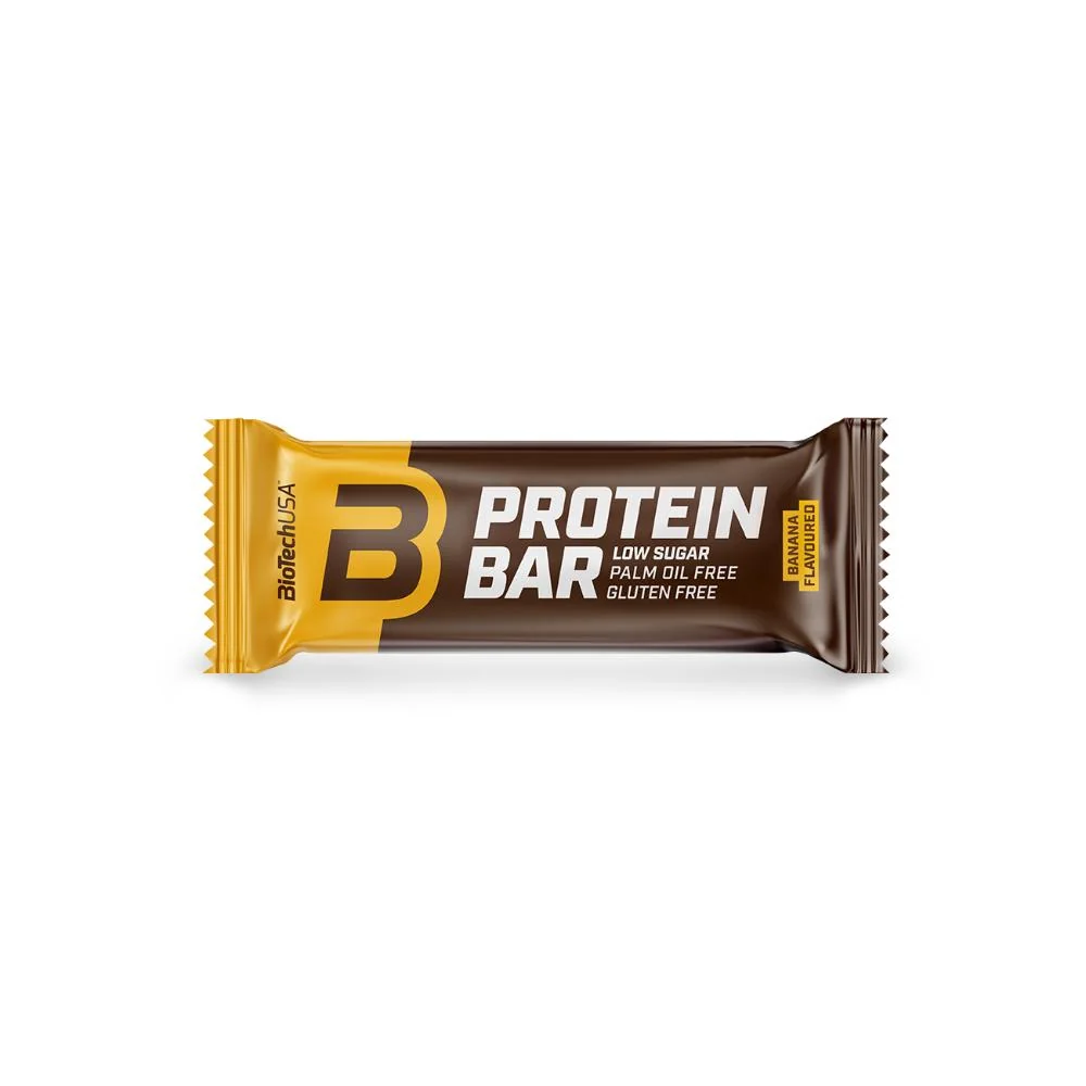 Baton proteic cu aroma de banana, 70g, BioTechUSA
