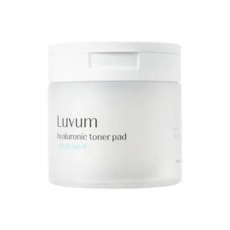 Toner de fata Witch Hazel Hyaluronic, 60 bucati, Luvum