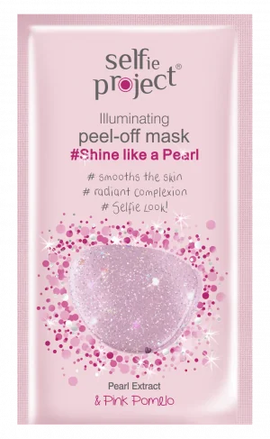 Masca exfolianta iluminanta Galaxy Shine Like A Pearl, 12ml, Selfie Project