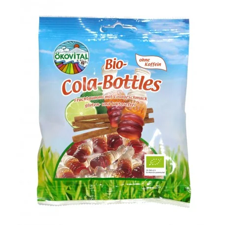 Jeleuri sticlute de Cola fara cofeina, 100g, Okovital