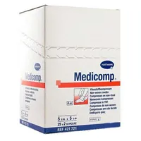 Comprese Medicomp Extra 5x5 cm, 25x2 bucati, Hartmann