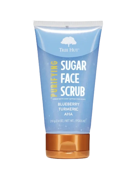 Scrub de fata purifiant Blueberry Turmeric, 210g, Tree Hut