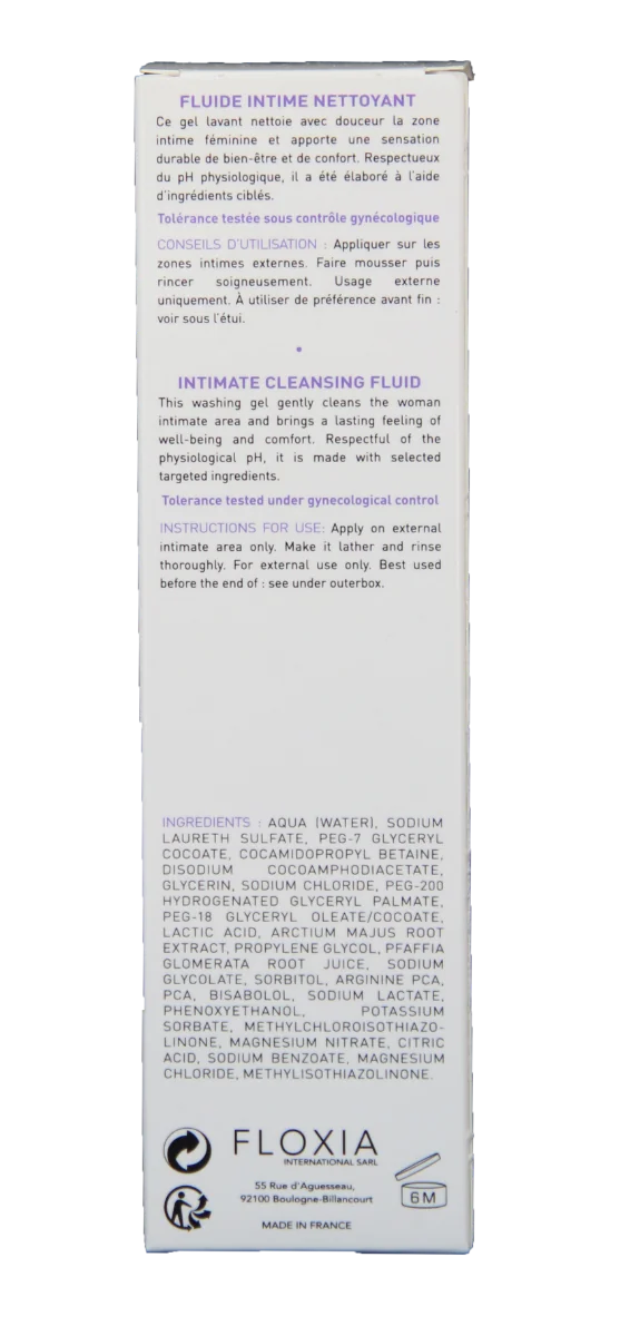 Fluid de curatare intima, 200ml, Floxia