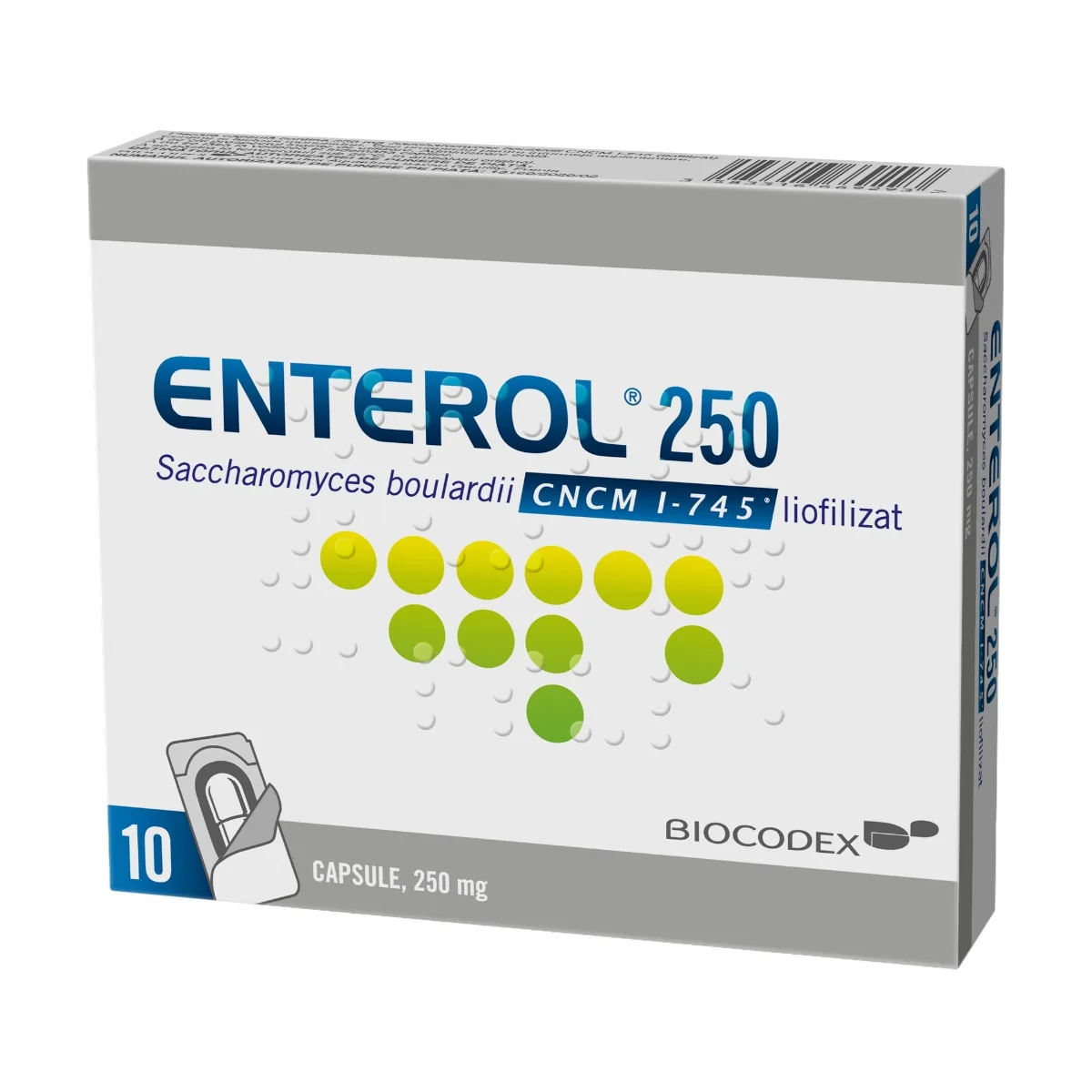Enterol 250mg, 10 capsule