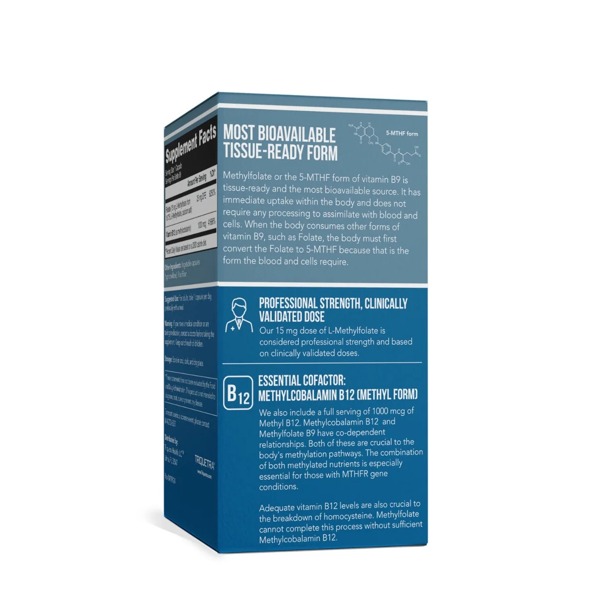 Triquetra L-Methylfolate 5-MTHF, 60 capsule, GNC
