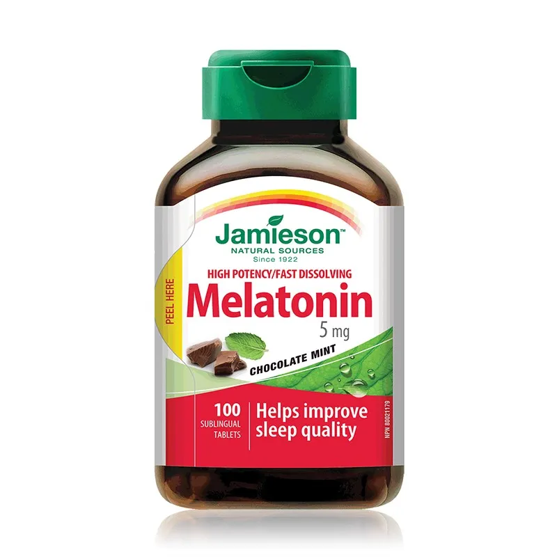 Melatonina 5mg, 100 tablete sublinguale, Jamieson