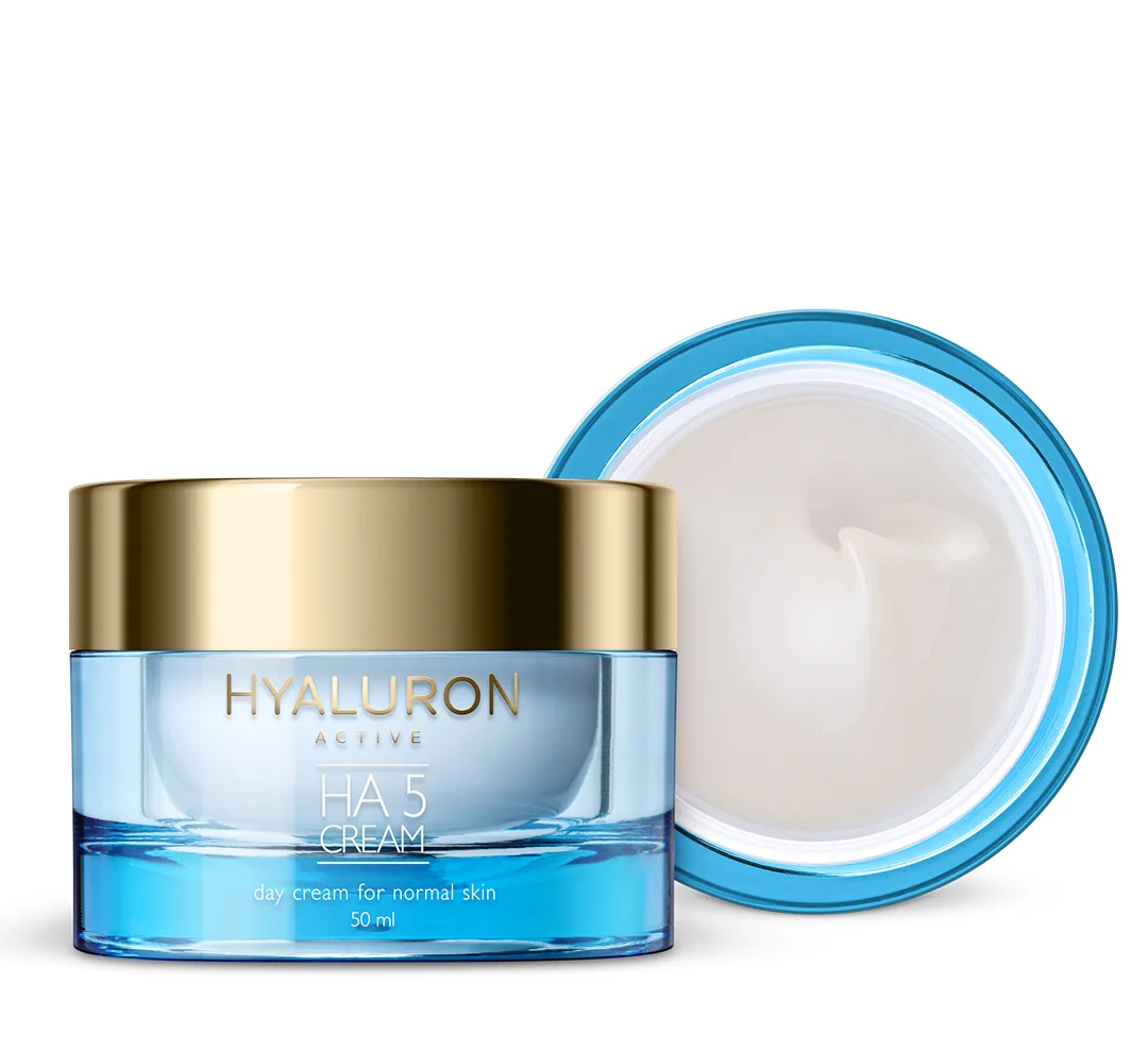 Crema de zi pentru ten normal Hyaluron Active, 50ml, Nuance