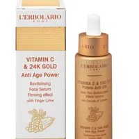 L'Erbolario Ser Revitalizant 24 K Aur si Vitamina C, 30ml