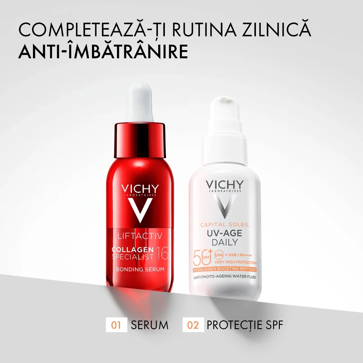 Fluid apos anti-fotoimbatranire cu SPF50+ Capital Soleil UV-AGE DAILY, 40ml, Vichy