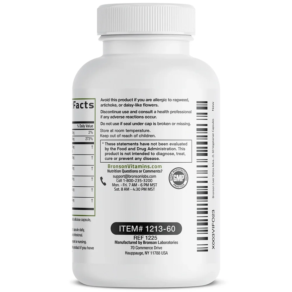 Liver Detox, 60 capsule, Bronson Laboratories