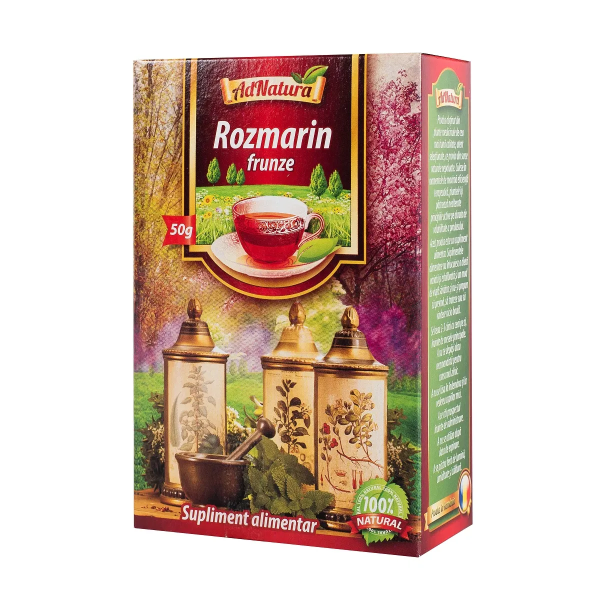 Ceai de rozmarin, 50g, AdNatura