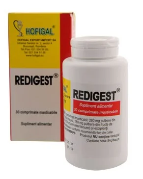 Redigest, 30 comprimate, Hofigal