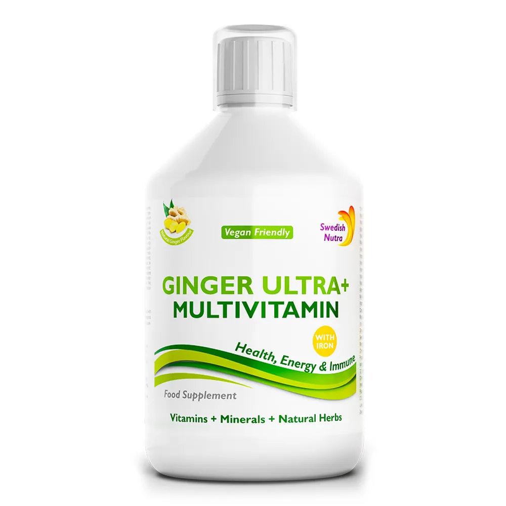 Ginger Ultra+ Multivitamine, 500ml, Swedish Nutra