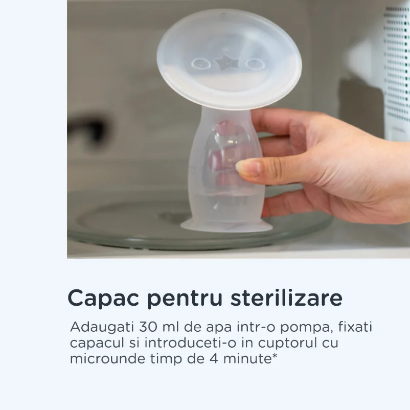 Pompa de san manuala din silicon Made For Me, 1 bucata, Tommee Tippee