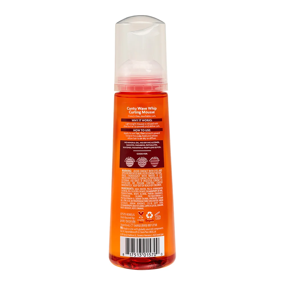 Spuma pentru incretirea parului Wave Whip Style, 248ml, Cantu