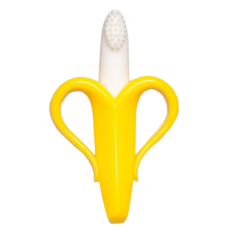 Jucarie pentru dentitie 2 in 1 model de banana, 1 bucata, Coccorito