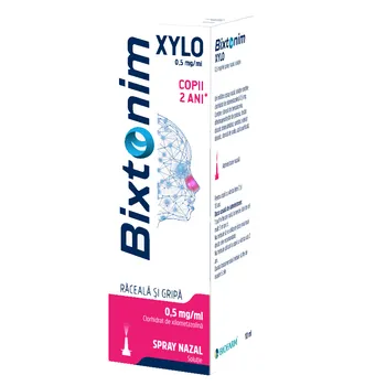 Bixtonim Xylo spray nazal copii, 10 ml, Biofarm 